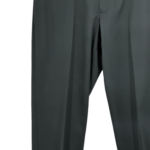 Men’s Brooks Brothers Country Club Size 38 x 32 Black Polyester Dress Pants - Picture 4 of 11